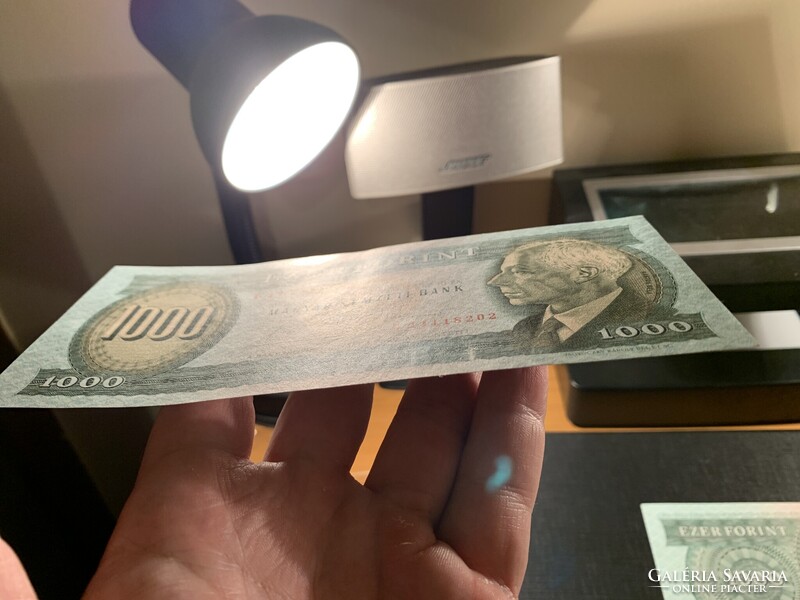 ***  GYÖNYÖRŰ sorszámkövető 1983-as “D” 1000 forint ***