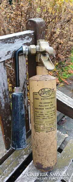 RITKA! PYRENE ANGOL FALI TŰZOLTÓ KÉSZÜLÉK, 1950-es (?) évek, régi retro vintage.