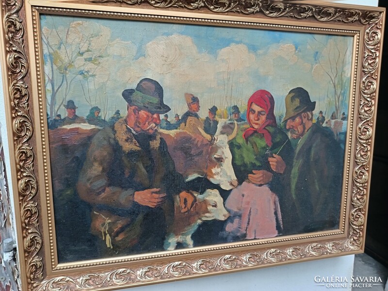 Parobek Alajos Olajfestménye.