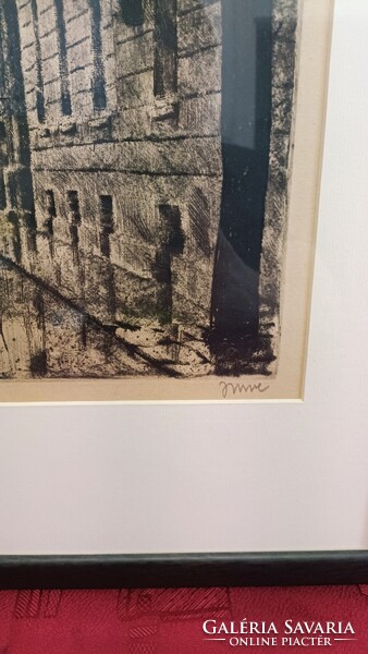 Imre István Rézkarc