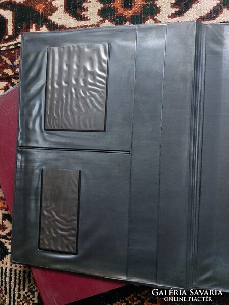 Vintage írómappa, füzet, irattartó - irodai kellék