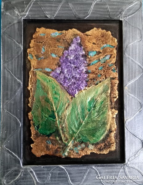 Prima díjas művésztől,Flóra 3-as szett.(lkülön is kérhető) 22x17 cm/db zománc  Károlyfi Zsófia(1952)