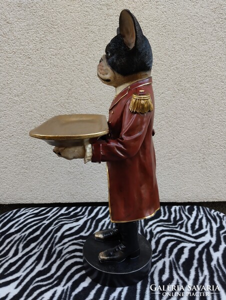 Francia bulldog szobor