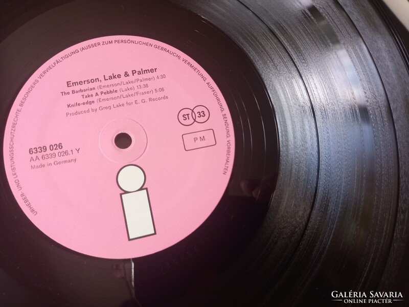 Emerson Lake and Palmer. ELP 1970.  Lp. D.(PINK ISLAND)
