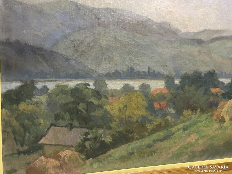 Jámbor Lajos (1884’Nagyvárad-1954’New York)-Dunakanyar..60x80cm