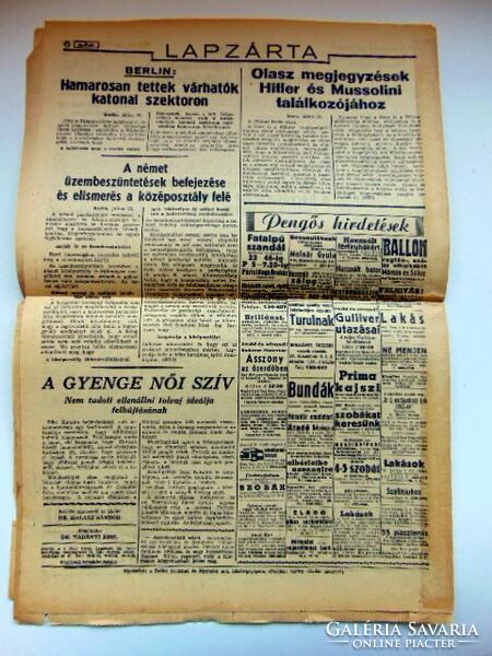 1943 július 22. – 8 Órai Újság – Ssz.: 209