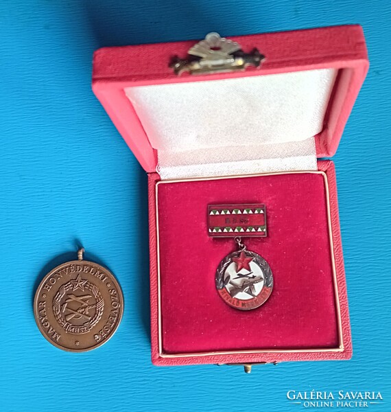 MHSZ Magyar Honvédelmi Szövetség , Kiváló munkáért ! + MHSZ lövész jelvény