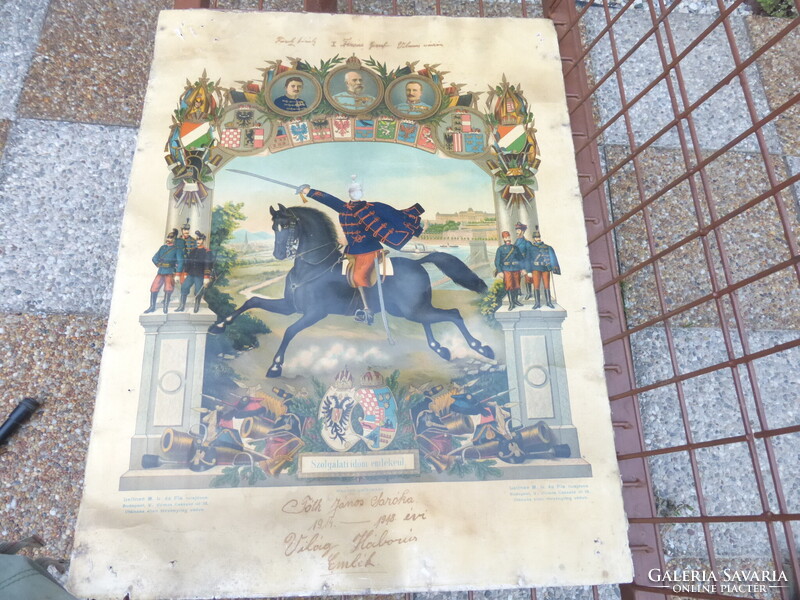 Obsit - 7. számú Honvéd Huszár Ezred Pápa - I. világháború