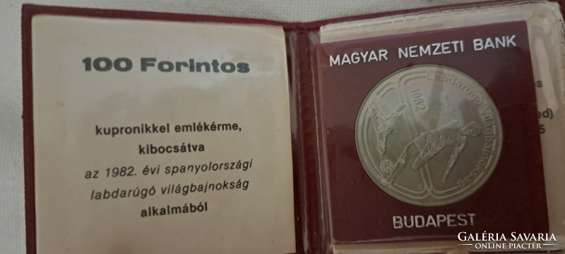 1982 Labdarúgó Világbajnokság 100 Forint bliszterben (9)