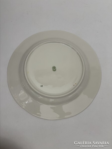 Zsolnay búzavirág mintás lapos és mély porcelán tányér