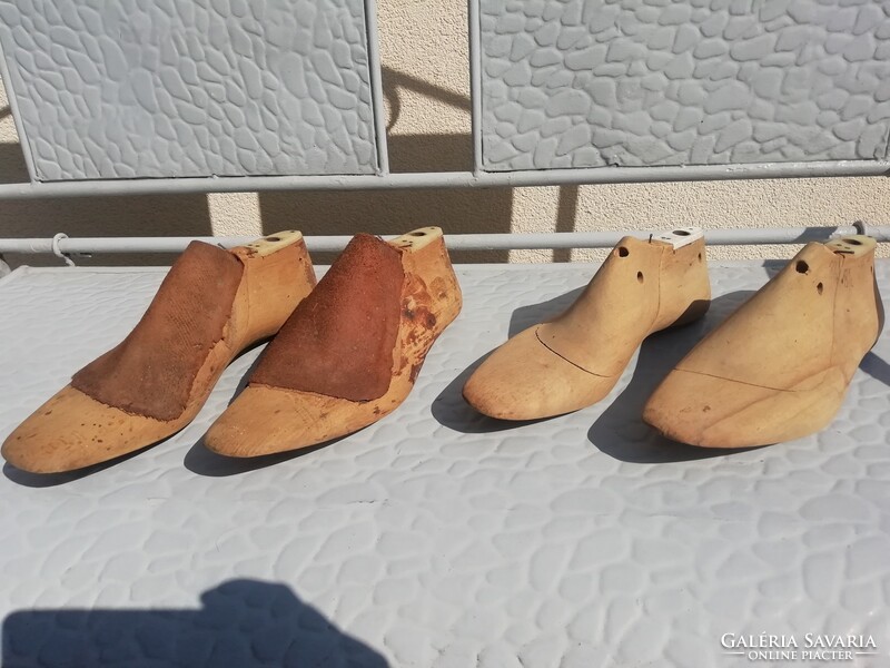 Régi cipészmester kaptafa ,dekorációs tárgy, 2pár