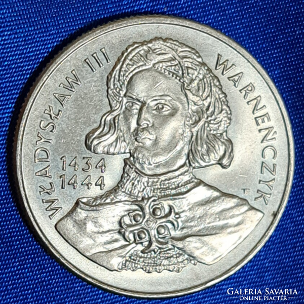 III. Várnai Ulászló (1434-1444) 1992. 10000  Zloty  Lengyelország (2329)