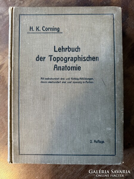 Német nyelvű orvosi könyv 1909