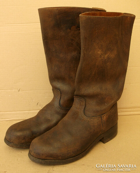 Military leather boots