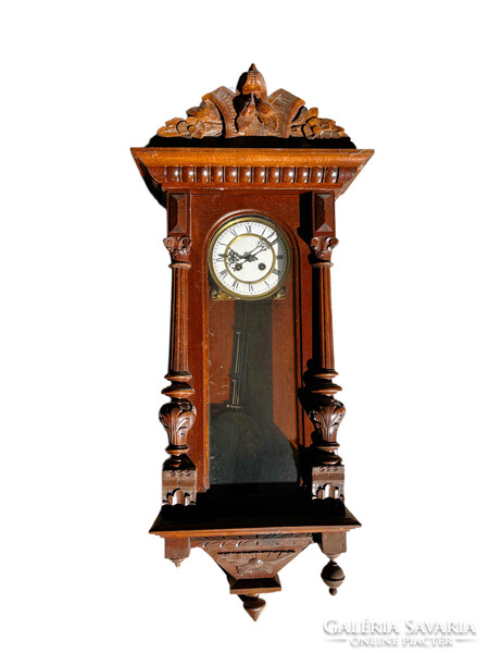 Késő biedermeier / neoreneszánsz hatású bécsi regulátor