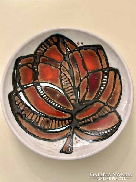 Krajtsovits Margit falitányér 32cm átmérőjű