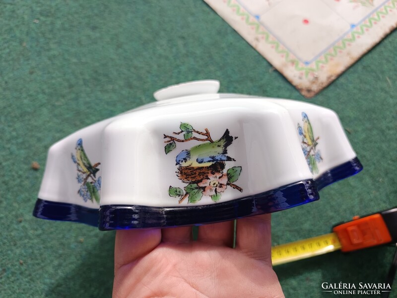 Különleges üveg lámpabúra  1910 körüli