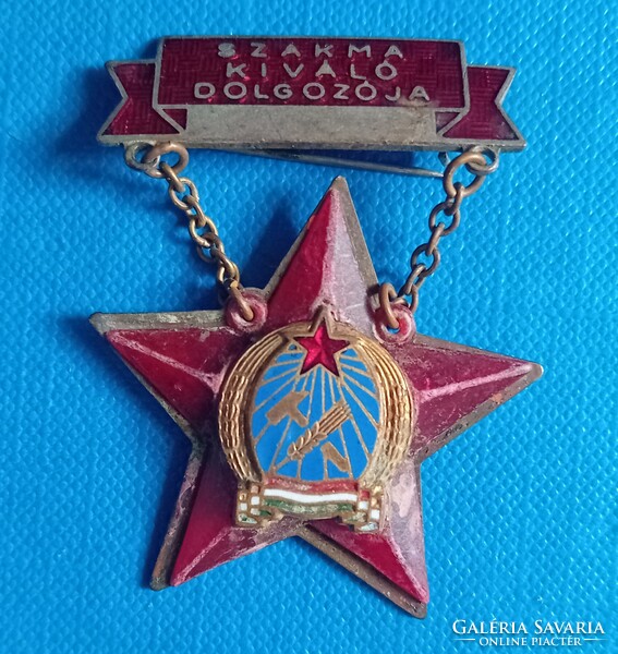 Szakma kiváló dolgozója kitüntetés , Rákosi korszak , sorszámozott