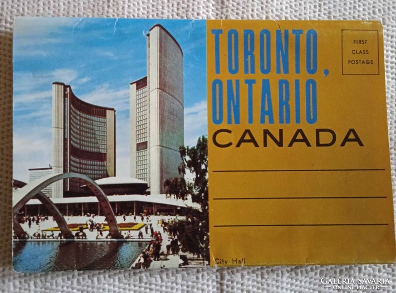 Vintage Toronto Ontario Postcard set with 12 pictures