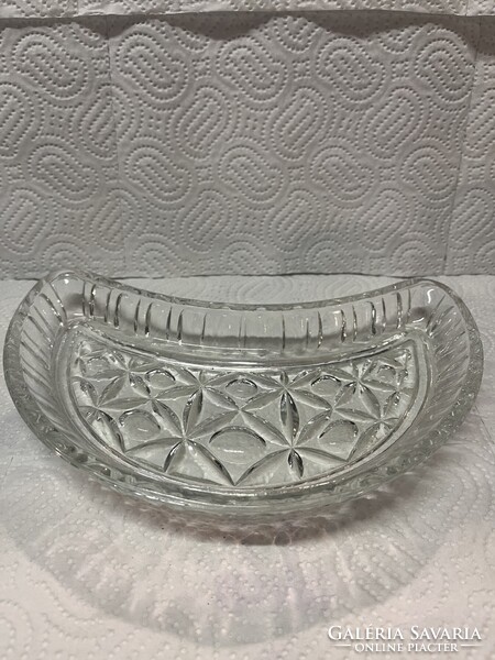 Üveg kínáló tányér