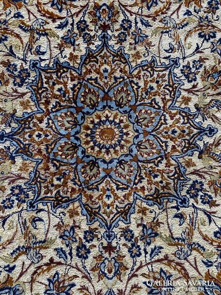 Exkluzív Isfahan Selyem Perzsa Szőnyeg  167x110