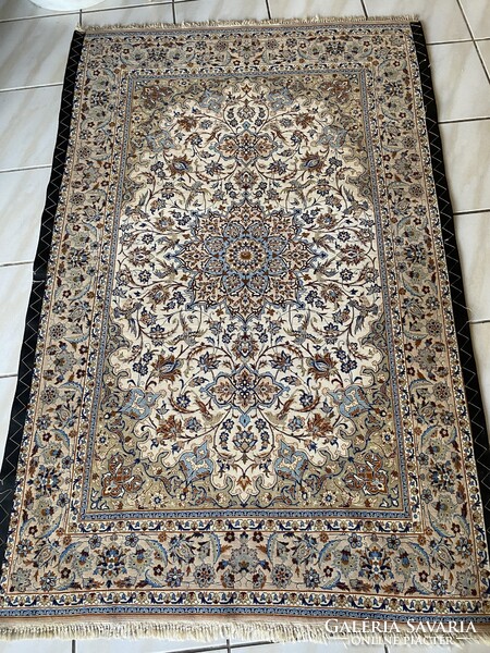 Exkluzív Isfahan Selyem Perzsa Szőnyeg  167x110