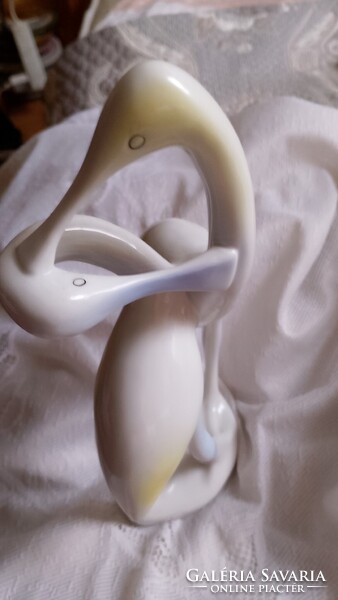 Hollóházi vízi madár páros hibátlan