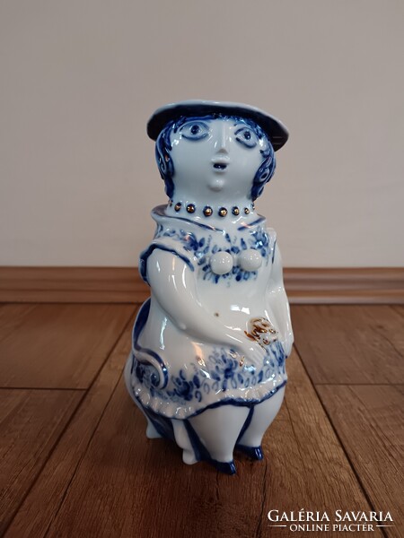 Régi Zsolnay Török János krumpli figura Lujza