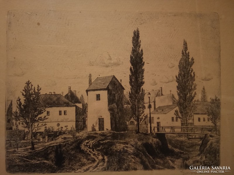 Gross Arnold : Soproni házak, 1961- ből,+ ajándék :Gross A.emlékkönyv