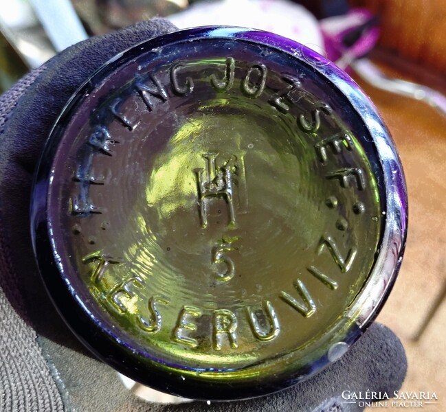 Antik Ferenc József keserűvíz üveg