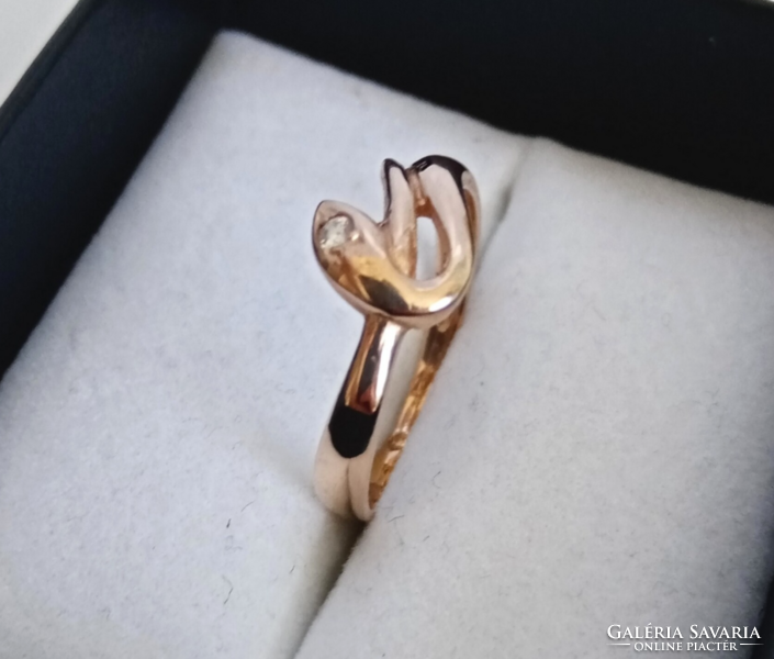 14K-os arany kígyós gyűrű