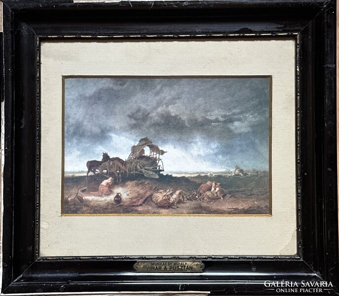 Munkácsy Mihály Vihar a pusztán