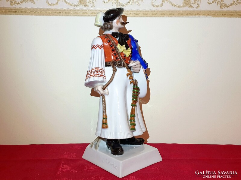 Herendi antik juhász betyár figura
