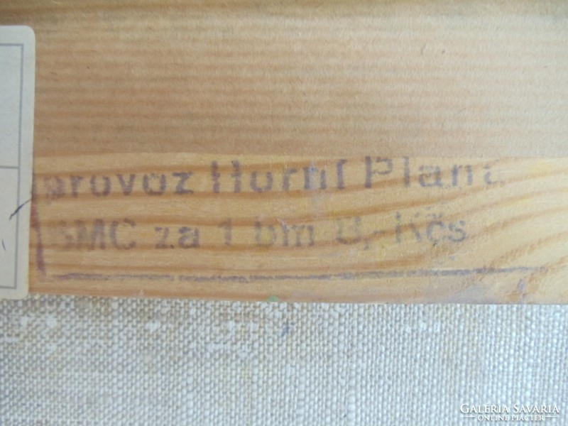 Libuše Pilařová-Kverková (1928- 2021 ) Tájkép cseh galériás etikettel