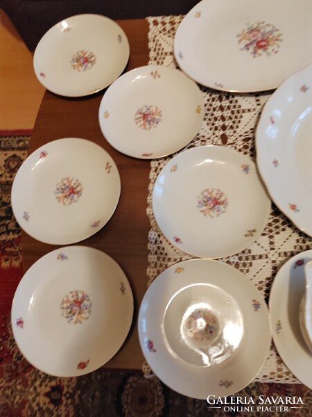 Régi, Jarolina Lengyel porcelán gyár 70-es évekből származó 22 darabos étkészlet