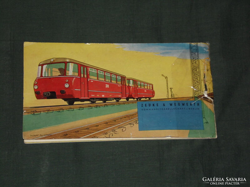 Zeüke TT vasút modell  katalógus,42 oldalas, 1966-67