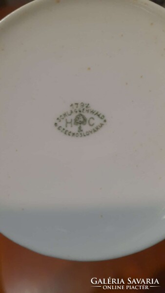 Haas & Czjzek art deco 54 db-os kék-arany, komplett, hibátlan teás-, kávés-, étkészlet.