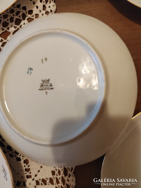 Régi, Jarolina Lengyel porcelán gyár 70-es évekből származó 22 darabos étkészlet