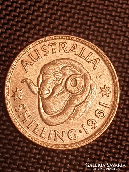 Ausztrália 1961. 1 shilling - ezüst