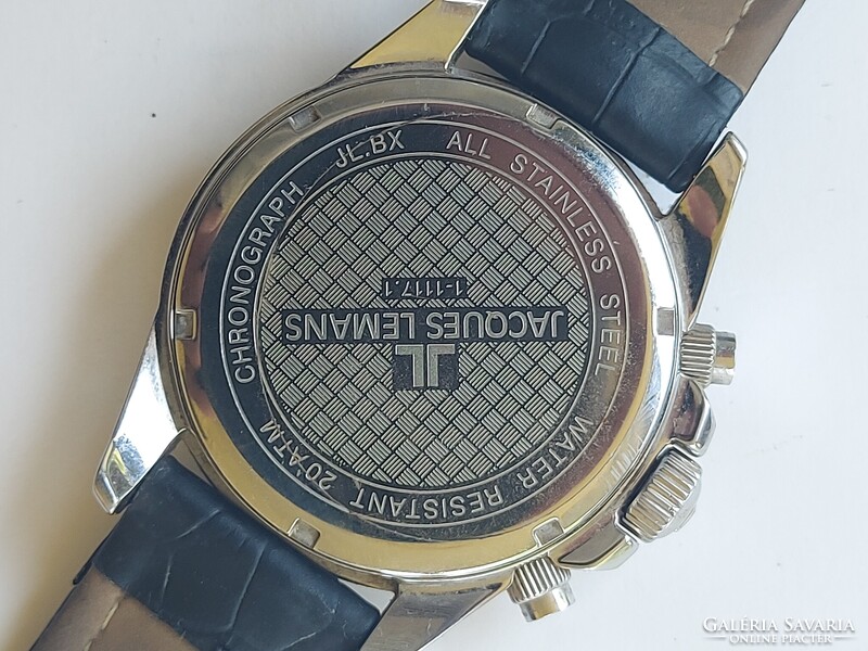 Jacques Lemans Chronograph férfi acél karóra
