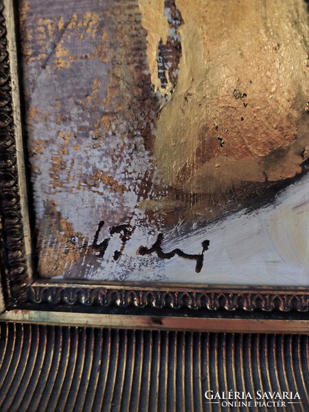 Cs. Pataj Mihály: Leányfej / festmény /