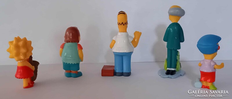 Kinder Surprise kindertojás The Simpsons figurák (2007) 5 db együtt