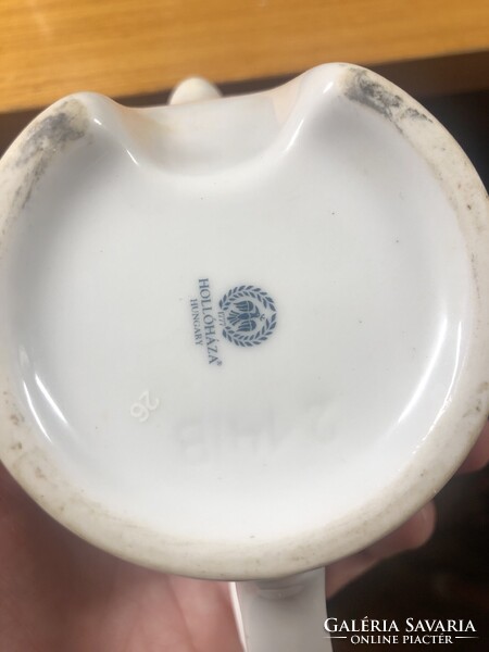 Retro régi hollóházi porcelán kotyogós kávéfőző (20cm)