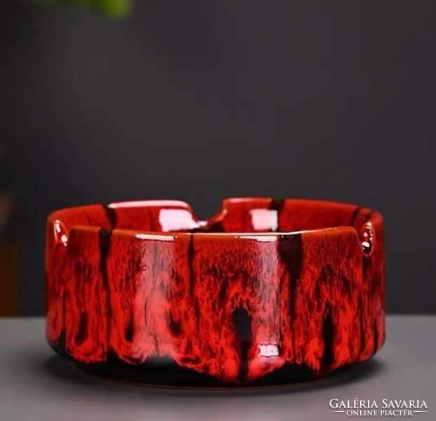 Kerámia hamutartó piros