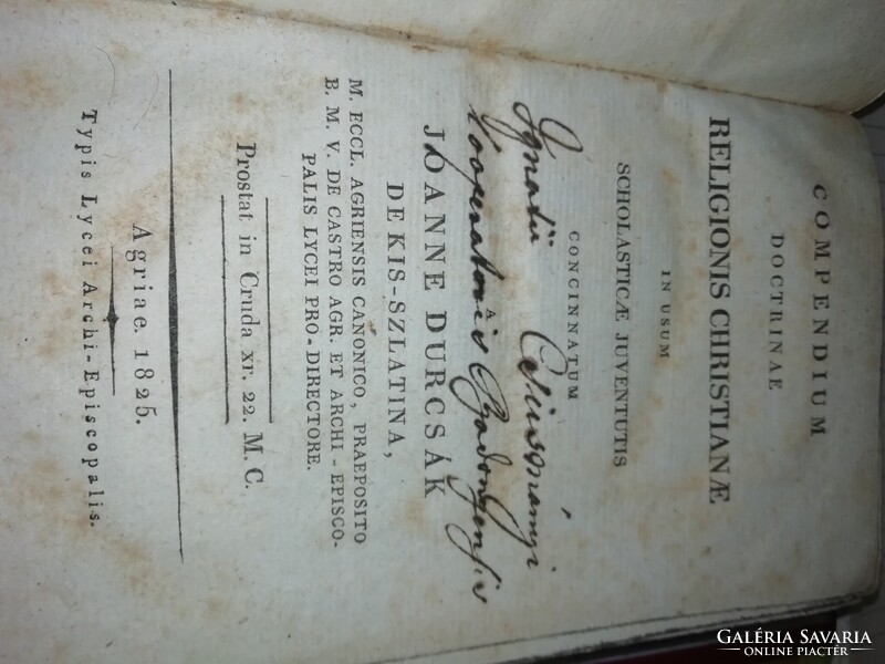 Christian Theology 1825, rare in the condition shown in the pictures
