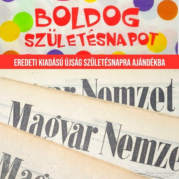 1976 január 18  /  Magyar Nemzet  /  Születésnapra RETRO újság Ssz.:  34472