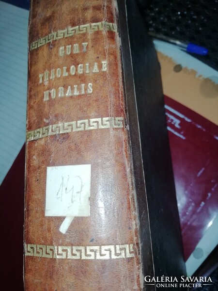 Theologiae moralis 1862 is rare in the condition shown in the pictures.