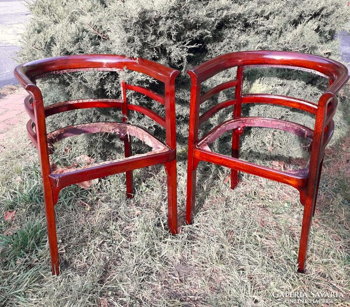 Restaurált Thonet kanapé, fotel, szék / garnitúra.