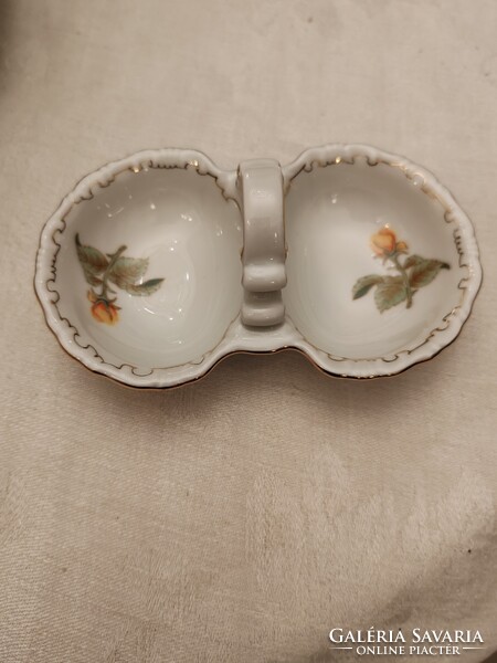 Zsolnay sárgarózsás 23 db-os étkészlet