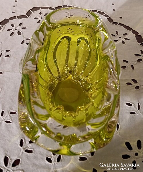 Josef Hospodka gyönyörű, art deco hamutál - hibátlan, vitrin állapotú!